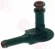 Milk-Steam Hose-End Fitting Black