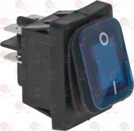 Switch 2-Pole Blue 16A 250V