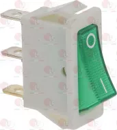 Switch 1-Pole Green 16A 250V