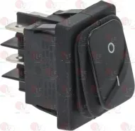 Switch 2-Pole Black 16A 250V