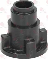 Knob Black 38X40 Mm