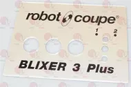 Plaque Frontale Blixer 3+