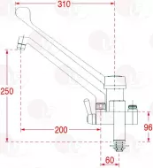 Two-Hole Single-Lever Mixer