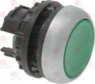 Flush Push-Button Shiny Green M22Drl-G