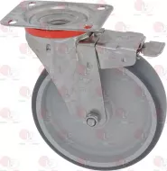 Plate Swivelling Wheel With Brake