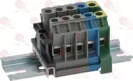 Junction Box 5-Poles On Din 110 Mm Guide