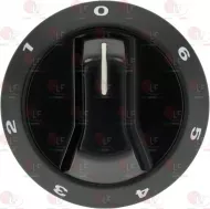 Knob Black 52 Mm 0-1-2-3-4-5-6