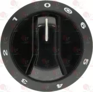 Knob Black 52 Mm 0-1-2-3-4-5-6