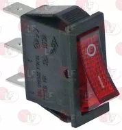 Interruttore Unipolare Rosso 16A 250V