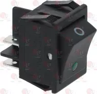 Switch 2-Poles Black 16A 250V