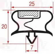 Guarnizione Ad Incastro 1820X645 Mm