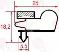 Guarnizione Ad Incastro 1105X735 Mm