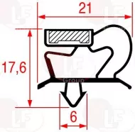 Guarnizione Ad Incastro 1126X769 Mm