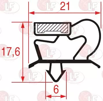 Guarnizione Ad Incastro 1150X840 Mm