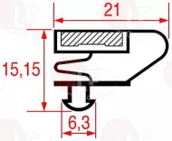 Guarnizione Ad Incastro 385X315 Mm