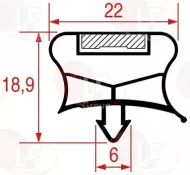 Guarnizione Ad Incastro 408X192 Mm