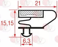 Guarnizione Ad Incastro 600X370 Mm