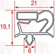 Guarnizione Ad Incastro 682X452 Mm