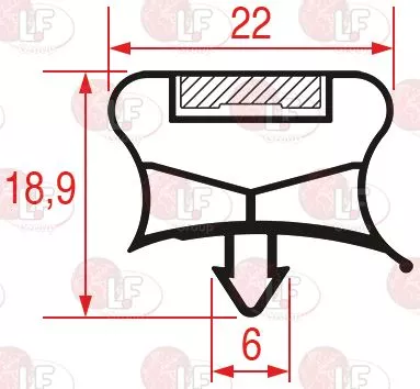 Guarnizione Ad Incastro 735X420 Mm