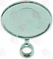 Oval Horizontal Chromepl. Badge Holder