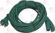 Cable Green 10M 2X0M.75Mm German Plug