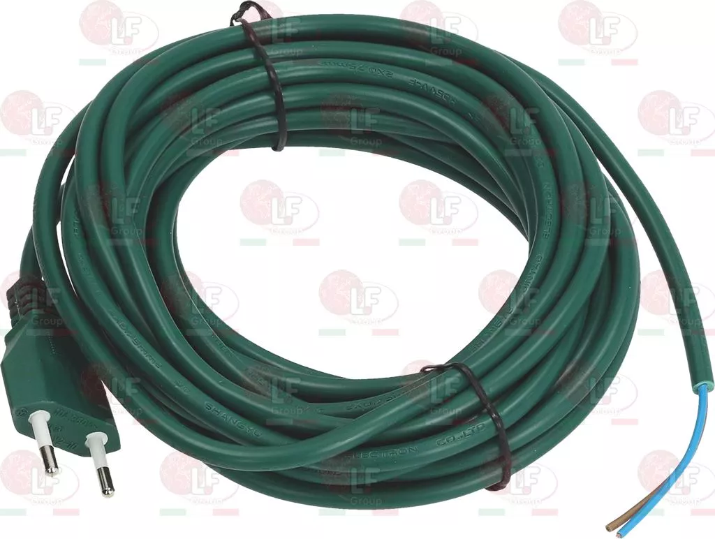 Cable Green 7M 2X0M.75Mm Italian Plug