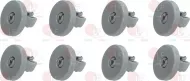 Kit 8 Basket Wheels Zanussi 50286965004