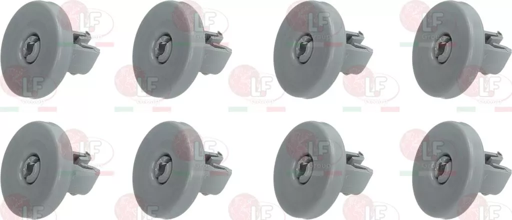 Kit 8 Basket Wheels Zanussi 50286965004