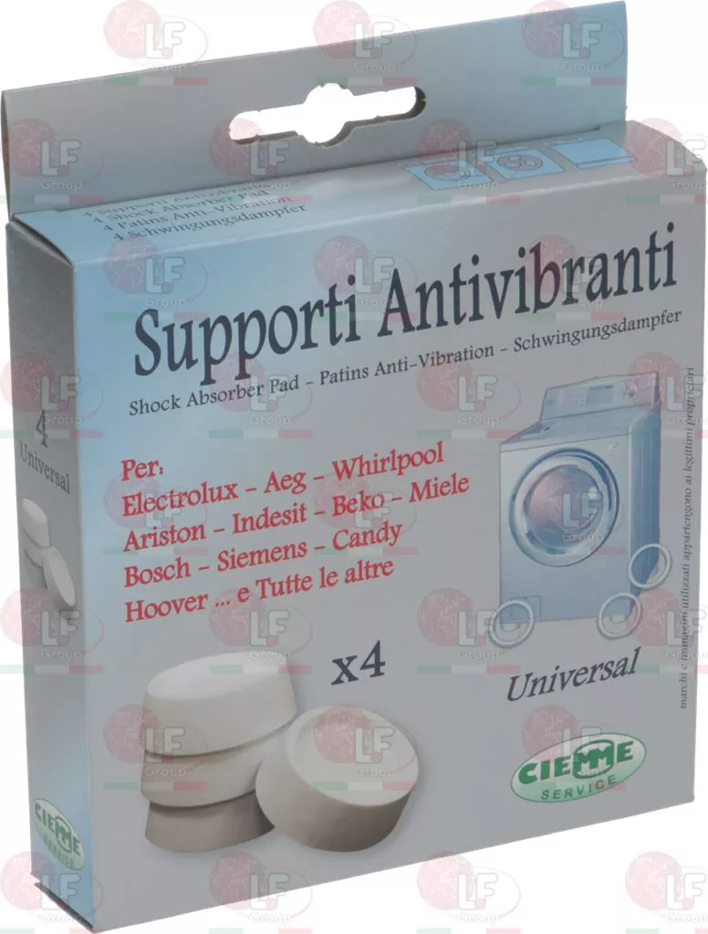 Anti-Vibration Supports Univ. Kit 4Pcs