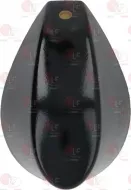 Knob Franke Black 39 Mm