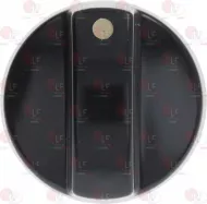 Knob Lofra Type Black 45 Mm