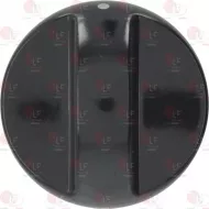 Knob Samet Black 38 Mm