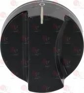 Knob Samet Type Black 46 Mm