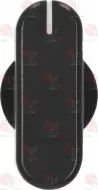 Knob Smalvic Type Black 44X23 Mm