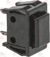 Black Unipolar Push-Button 5A 250V