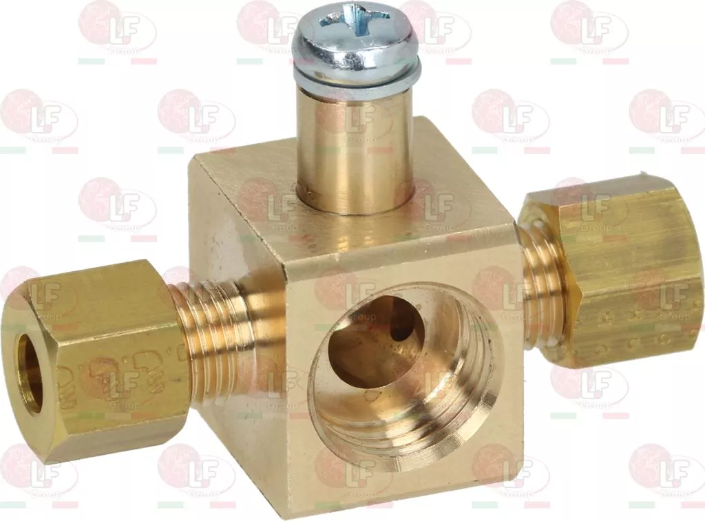 Flange 2 Outlets 6 Mm