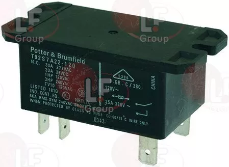 Relay T92S7A22-120 25A 380V
