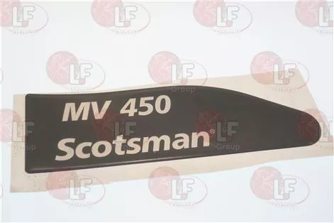 Etich.denom.modello Mv450  Scotsman Art.