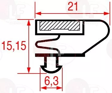 Snap-In Gasket 610X425 Mm