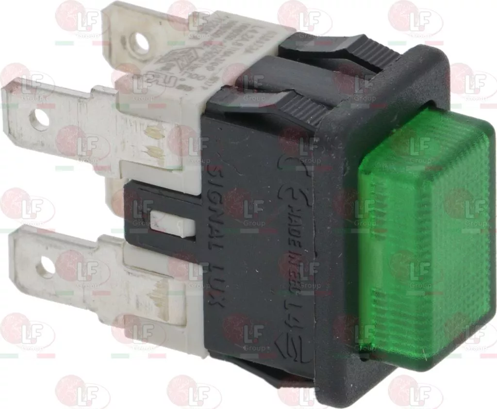 Bipolar Switch Green 16A 250V