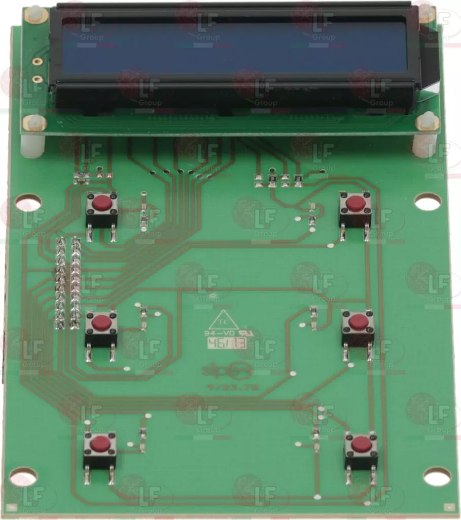 Push-Button Board 6 Buttons 230V