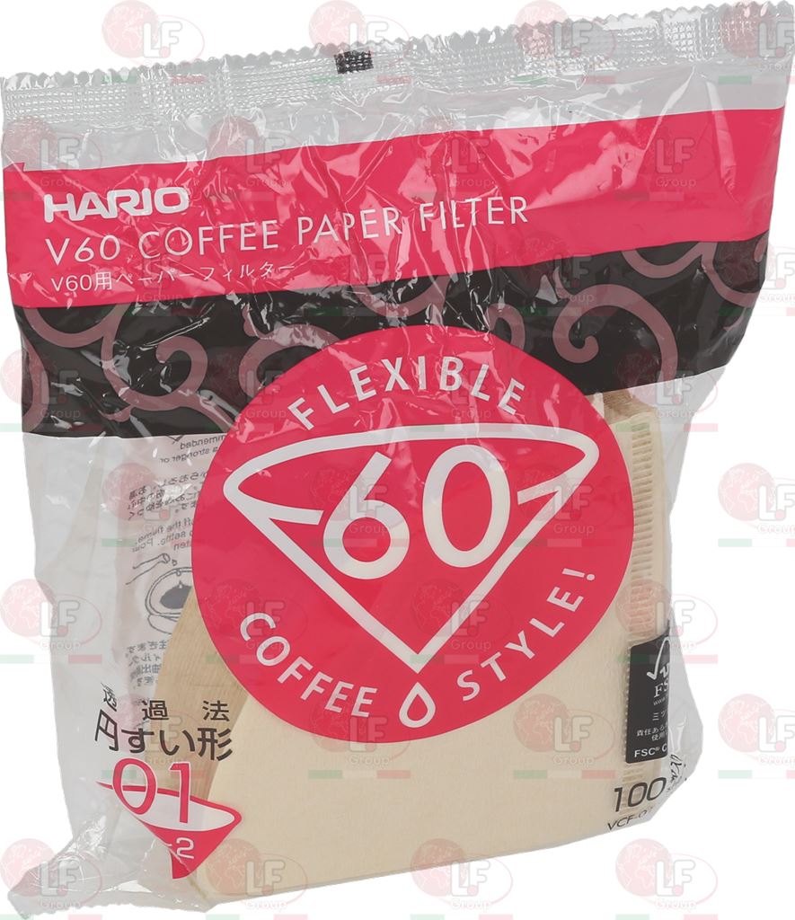Упаковка 100 Фильтров Hario 1-2 Чашки