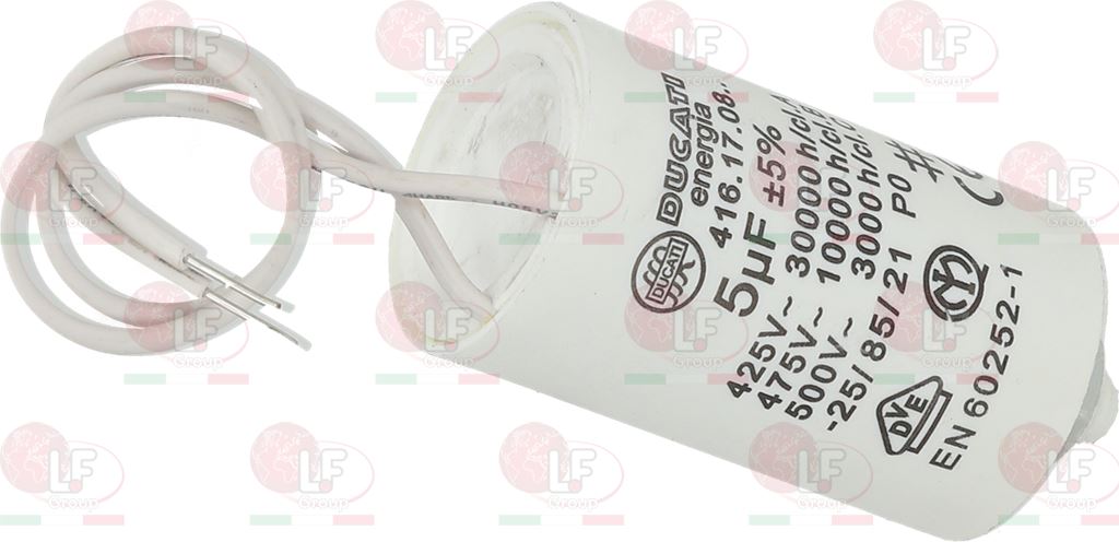 Capacitor Ducati Energia 5 f With Cable
