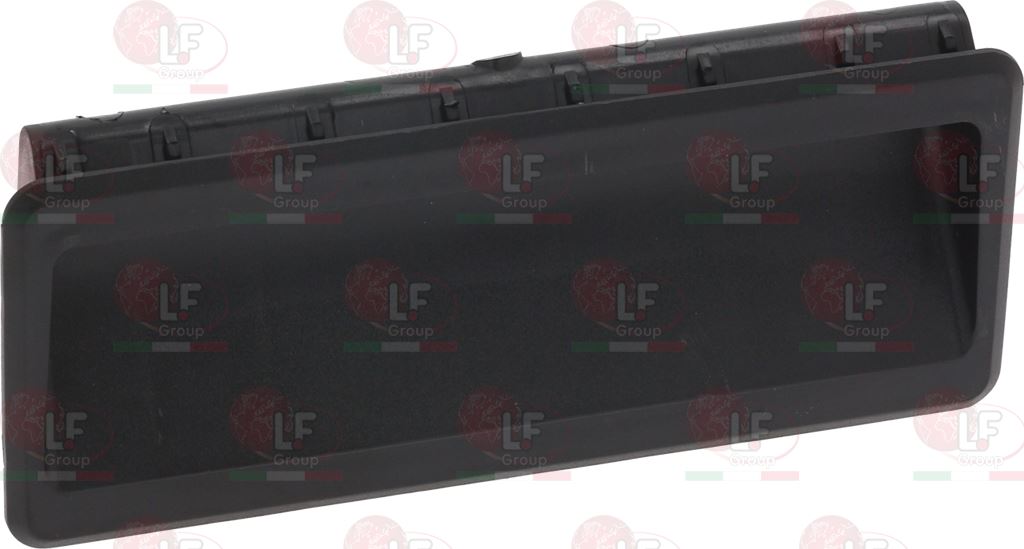 Handle Recessed Plastic Black 160 Mm