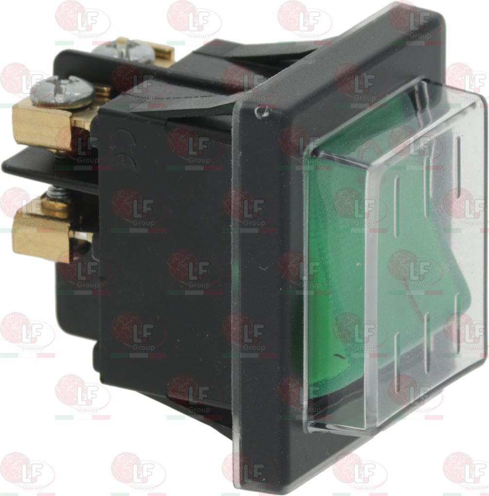 Bipolar Switch Green 16A 250V