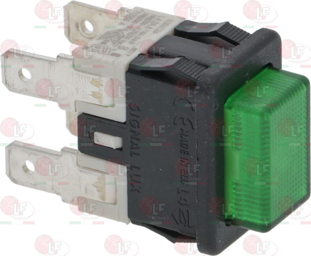 Bipolar Switch Green 16A 250V