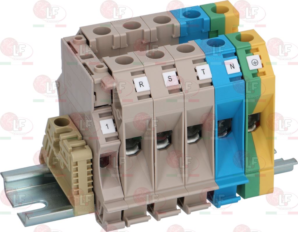 Terminal Block 5-P. Din Slideway 110Mm