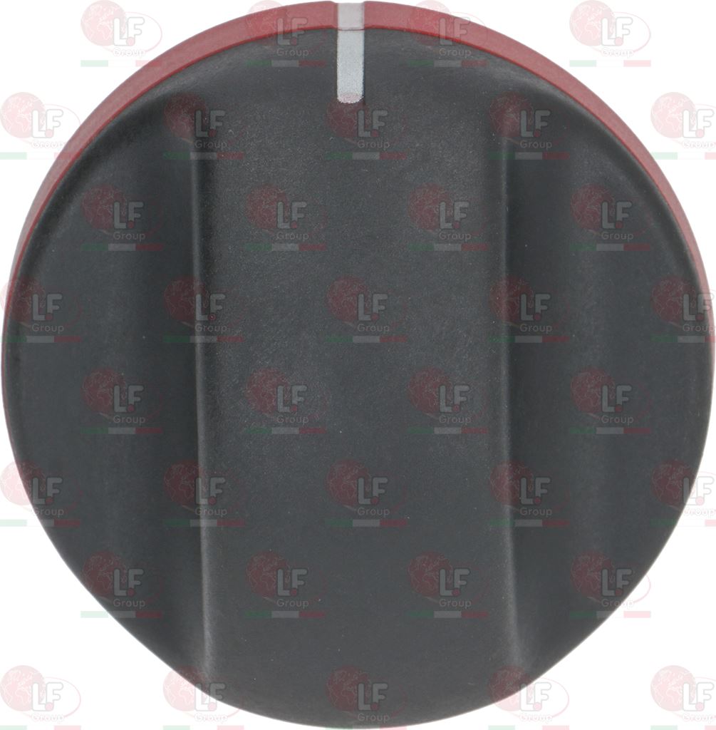 Knob Black-Red 68 Mm