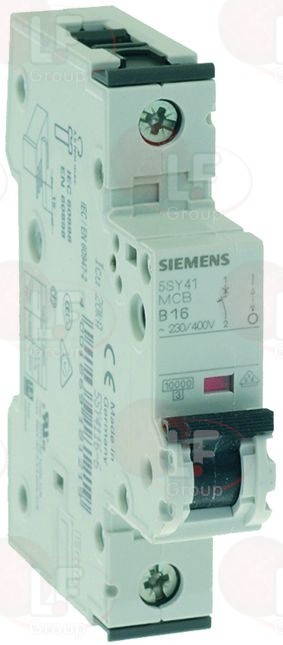 Interruttore Magnetotermico Siemens B16