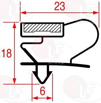 Guarnizione Ad Incastro 1560X630 Mm